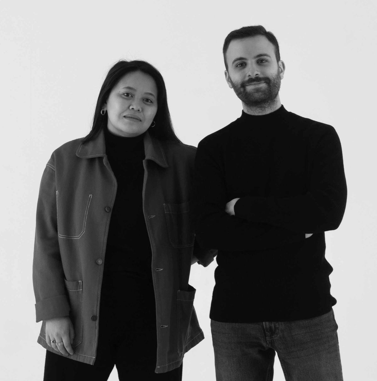 Black-and-white portrait of the Versatile Paris founding team Image