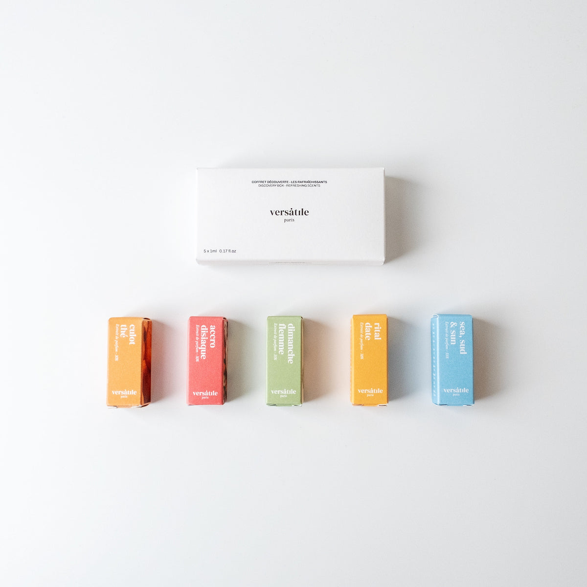 COFFRET DÉCOUVERTE - LES RAFRAÎCHISSANTS · Versatile Paris