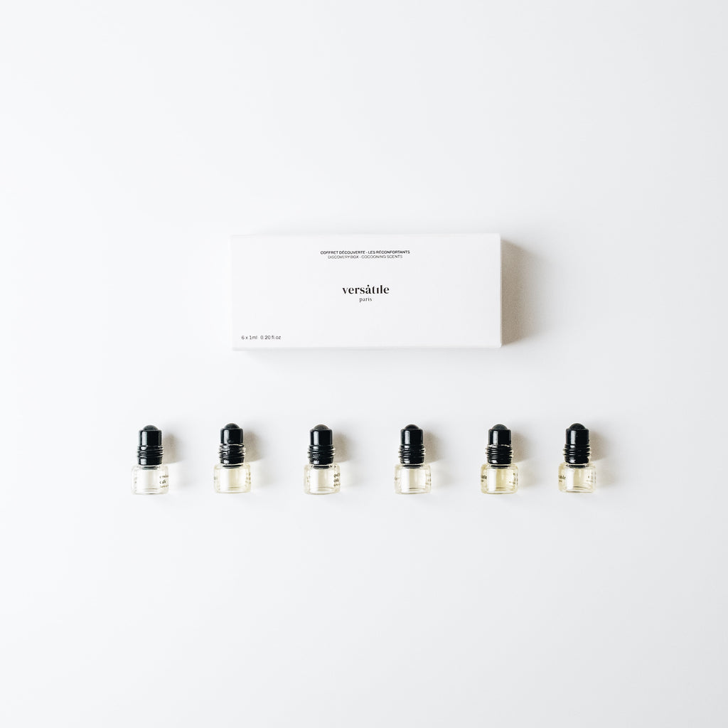 COFFRET DÉCOUVERTE - LES RÉCONFORTANTS · Versatile Paris