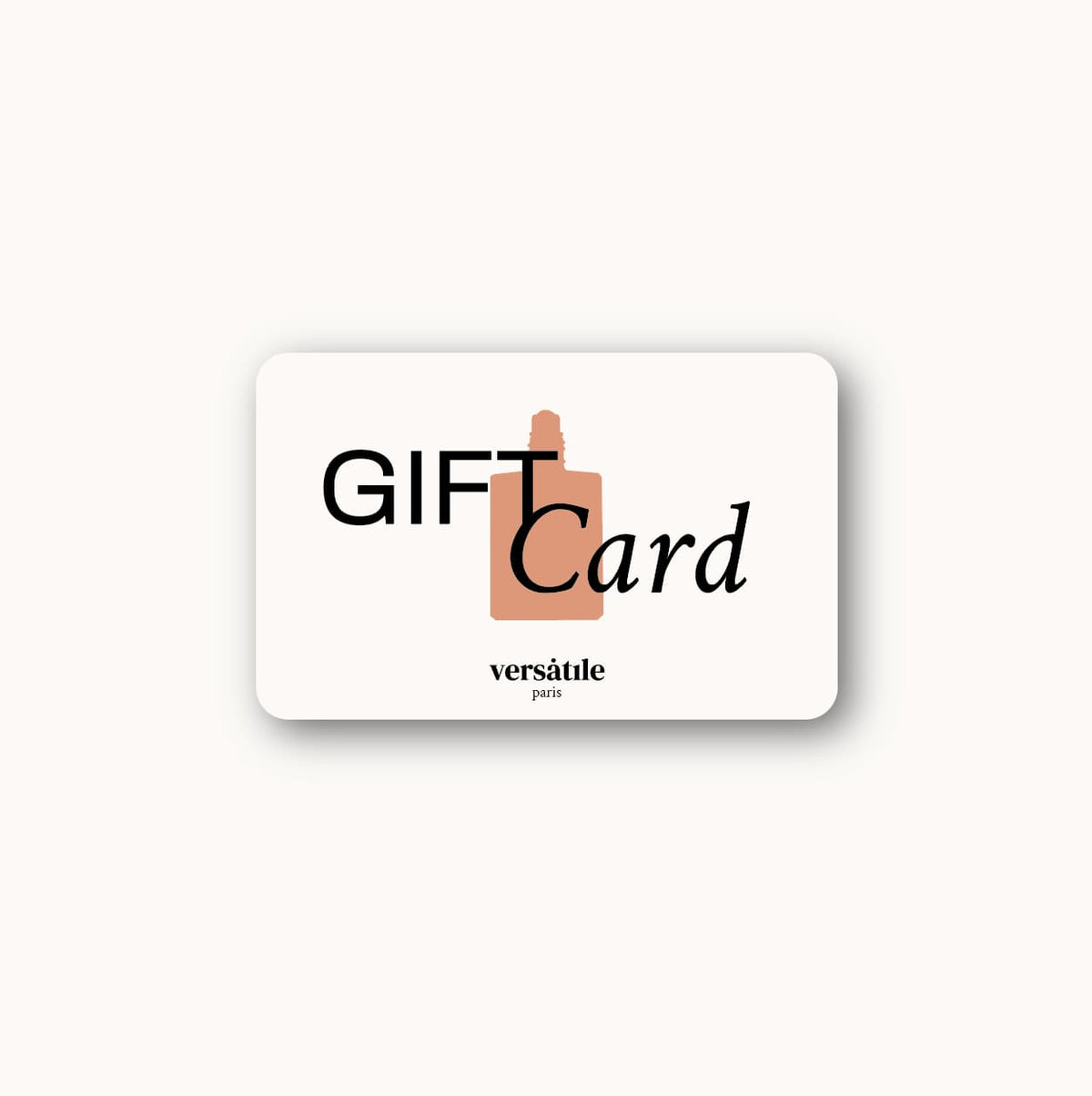 Carte cadeau Versatile Paris · Parfums & soins